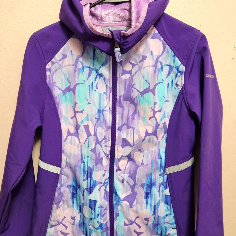 GIRLS SZ (14/16) PURPLE FREE COUNTRY WINTER JACKET - Picture 3 of 7